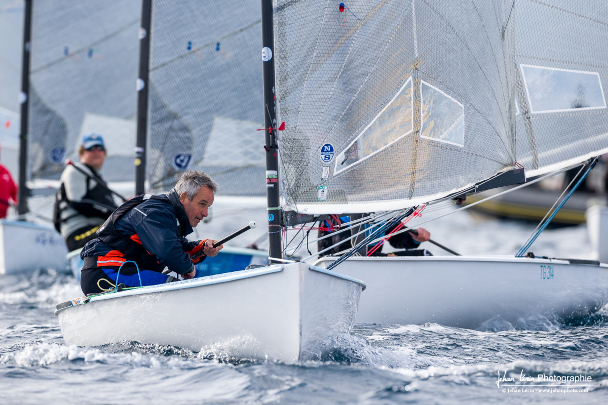 David Terol (ESP7) participera au championnat d'Europe de Finn 2024 (photo SIC Finn 2023)