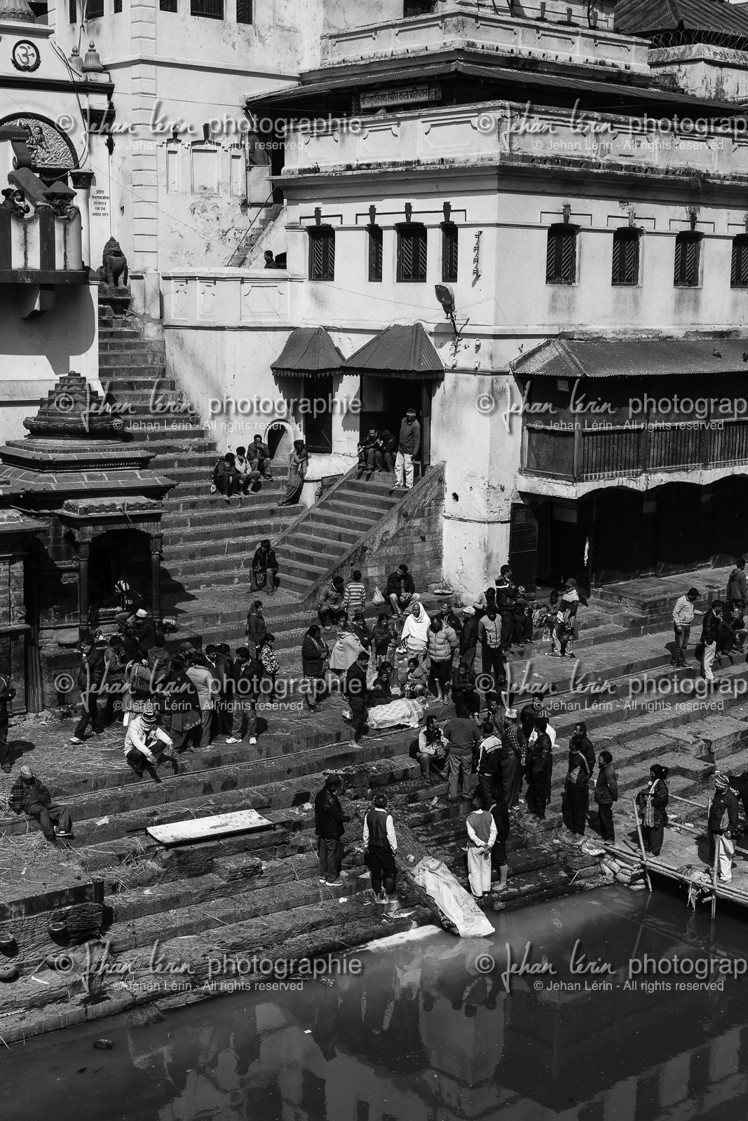 Préparation à la crémation à Pashupatinath - Kathmandu (1300m)