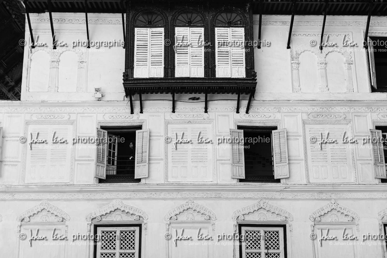 La femme à la fenêtre - Durbar Square - Kathmandu (1300m)